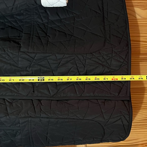 Vintage Black And White Quilted Women's Reversible Coat - Picture 10 of 16